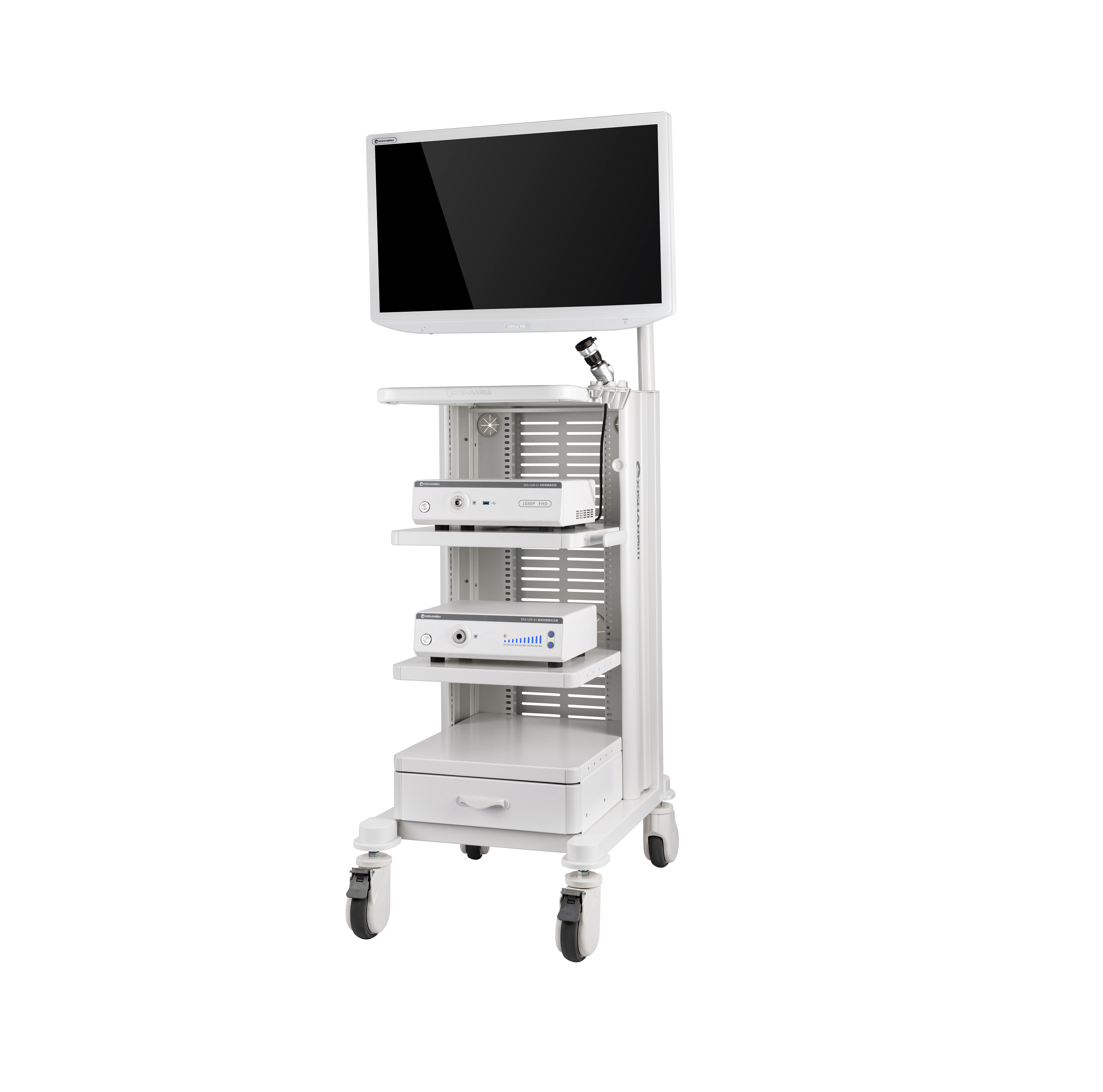 Compacte endoscopie trolley